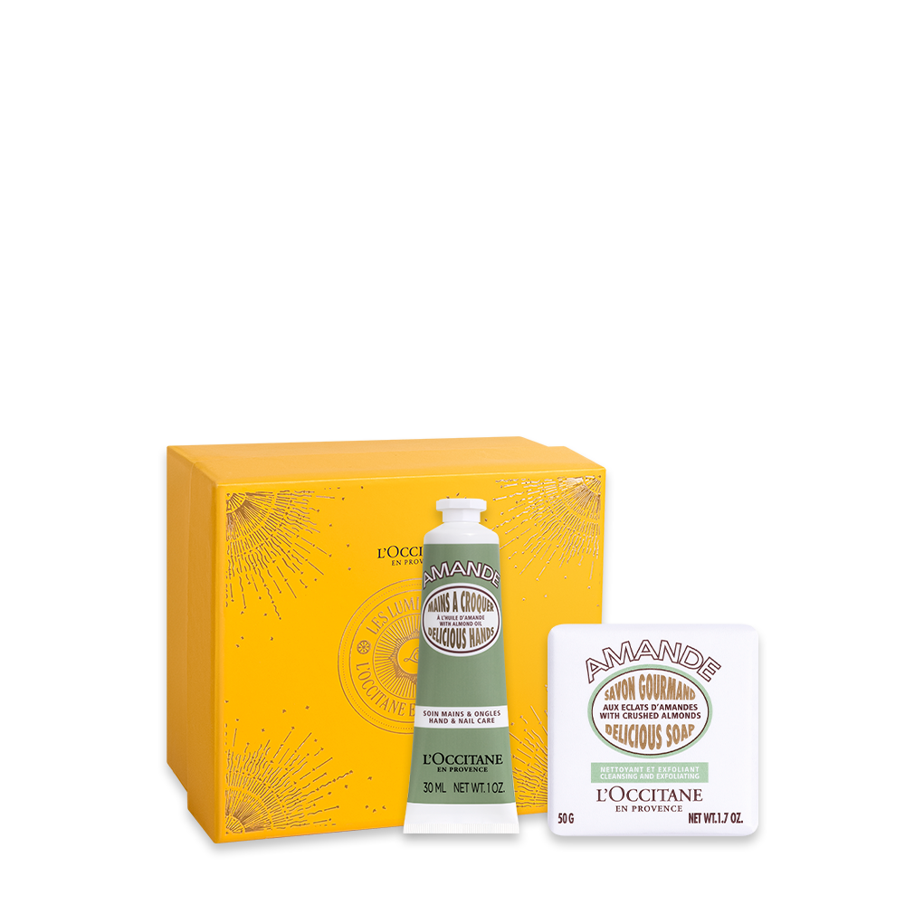 Cuidado de Amêndoa com Sabonete Esfoliante e Creme de Mãos, , large image number 0